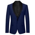 thumbnail image 1 of lnmuld Kids Coats Elegant Kids formal Suit Jacket with Lapel Design Long Sleeve Button Front Casual Business Wear for Children Solid Color Size:5-6 Years, 1 of 3