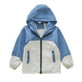 thumbnail image 1 of lnmuld Winter Coats for Boys Winter Lined Windbreaker Jacket Thermal Insulated Water Outerwear Coats for Kids Youth Size:6-7 Years, 1 of 9