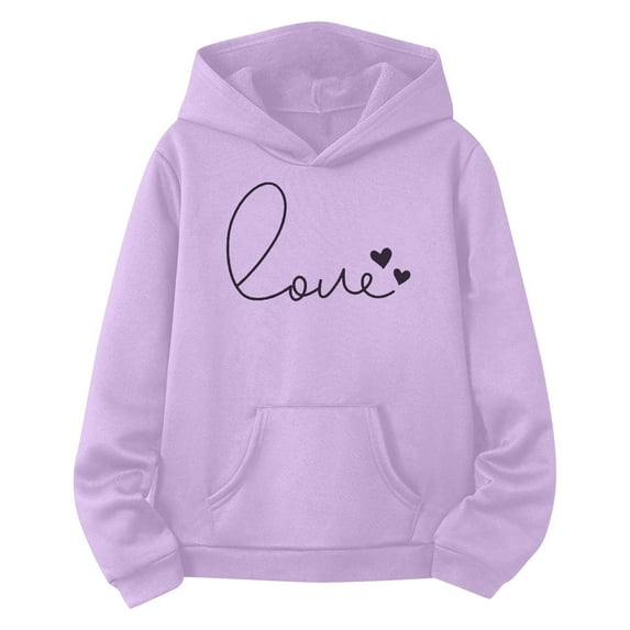 lnmuld Winter Outfits 2 Piece Kids Long Sleeve Letter Print Hoodie Pullover and Pants Warm Sweat Suit Outfits for Toddler Boys Girls Solid Color Size:4-5 Years