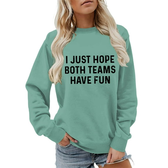 lnmuld Women's Solid Color Hoodless Pullover Sweater Long Sleeve Crewneck Casual Loungewear Everyday Comfort Warm Fashion Outerwear Size:L