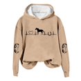 thumbnail image 1 of lnmuld Womens Blouses Maternity Hooded Sweatshirt Casual Pullover Top for Comfortable Soft Fabric Size:XL, 1 of 3
