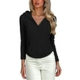 thumbnail image 1 of lnmuld Womens Zip Up Hoodies Womens Hoodies Casual Cardigans Zipper Lightweight Fashion Fit Long Sleeve for Everyday Wear Size:L, 1 of 6