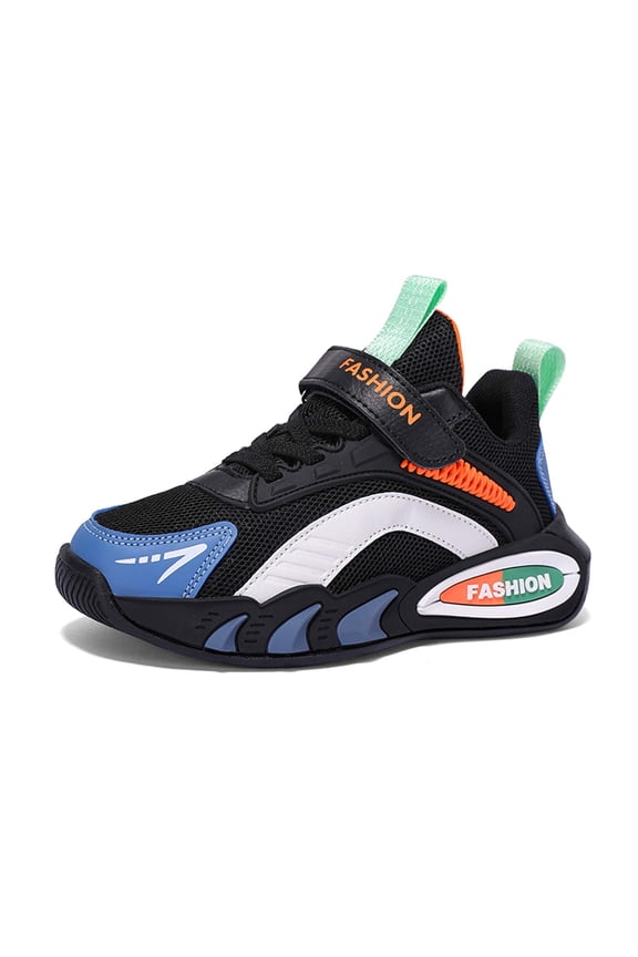 Youth Athletic Shoes Lightweight Breathable Mesh Running Sneakers, Soft Sole for Casual Sports & Outdoor