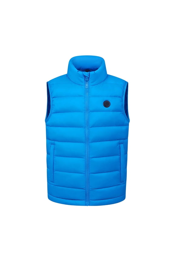 Zip Up Jacket Boys Rechargeable Heated Vest Battery Powered Thermal Winter Jacket Inner Wear for Youth Cold Weather Gear Size:11-12 Years