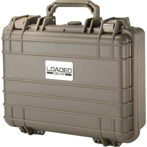 loaded gear Waterproof Hard Case with Form 13" x 4.75" x 11" (Earth)