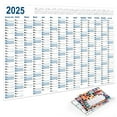 loanar Clearance The 2025 Planner's Giant Annual Poster Features 365