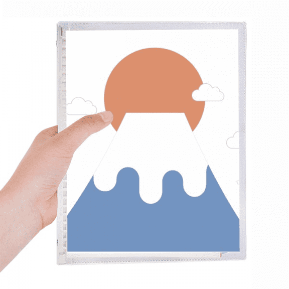 local japanese sun rise notebook loose diary refillable journal statiry