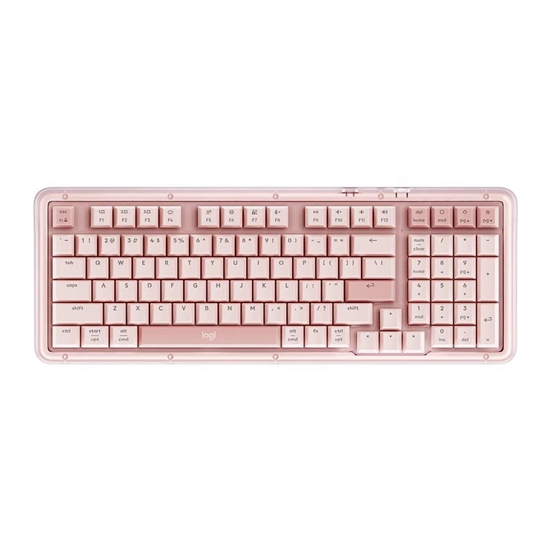 【ほぼ新品】logitech ALTO KEYS K98S ピンク logi K98S Mechanical Keyboard ALTO KEYS AI Custom Bluetooth Office