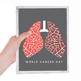 thumbnail image 1 of logo lung pattern world cancer day notebook loose diary refillable journal statiry, 1 of 3