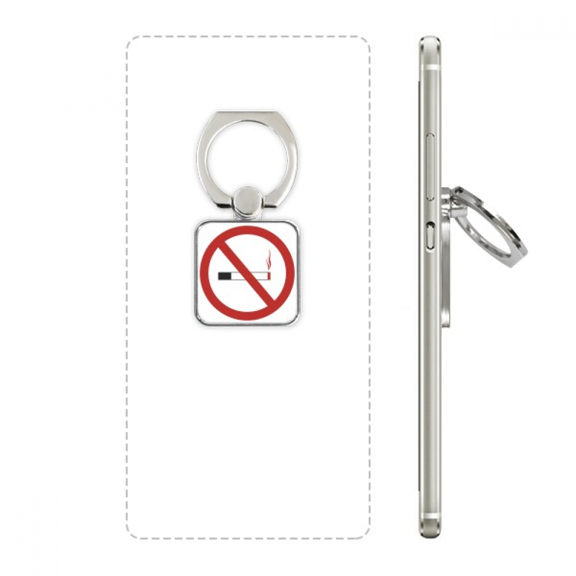 logo no smoking art deco fashion ph stand holder square bracket universal support