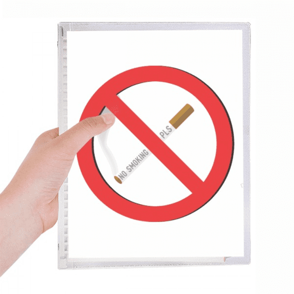 logo no smoking notebook loose diary refillable journal statiry