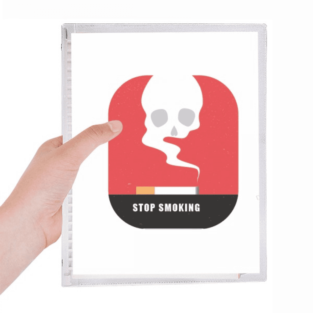 logo smoking cause deaths notebook loose diary refillable journal statiry