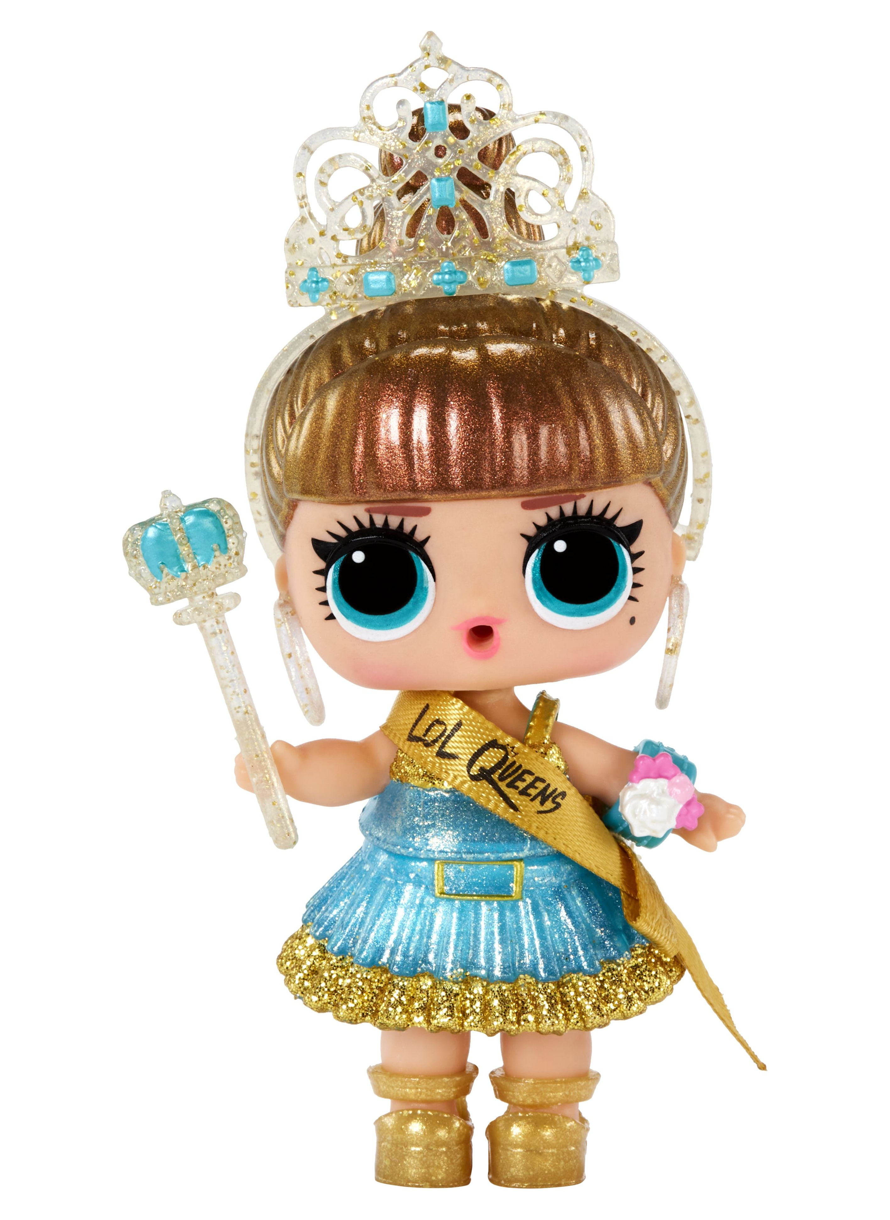 lol surprise queens dolls with 9 surprises including doll, fashions, and  royal themed accessories - great gift for girls age 4+