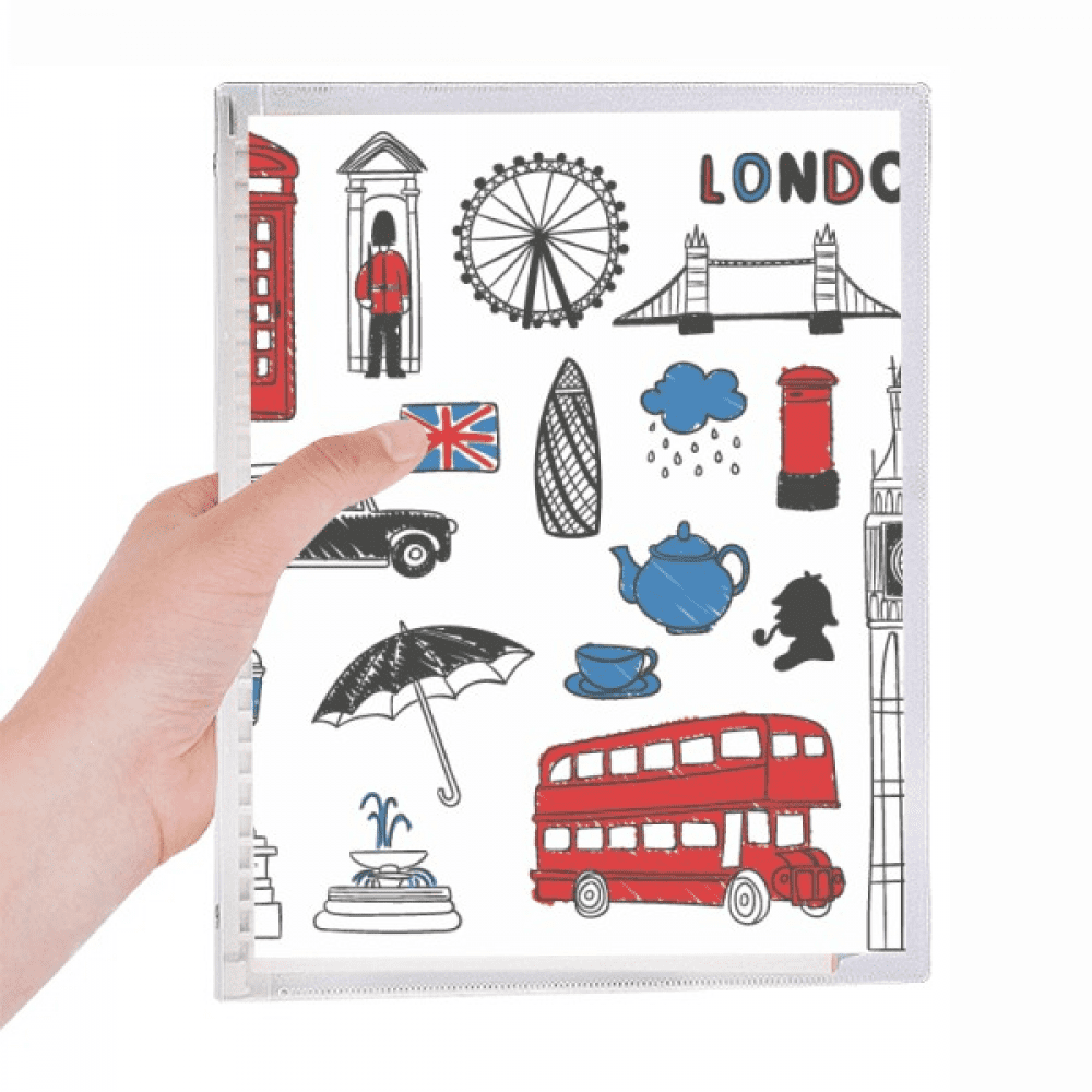 Mailbox Notebook london big ben booth rain mailbox notebook loose diary refillable ...