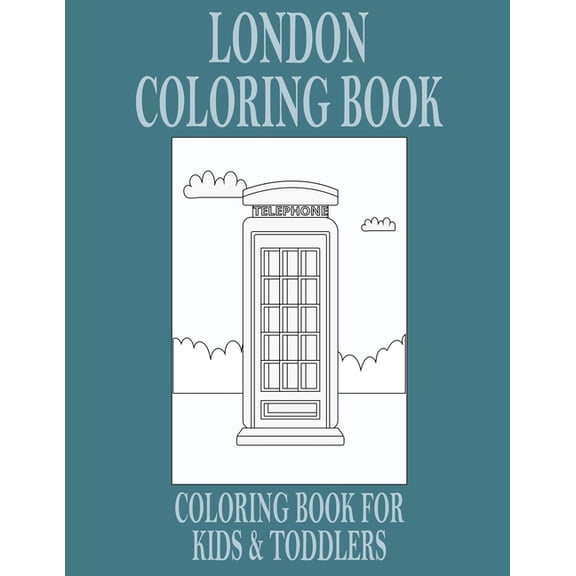 london coloring book for kids (Paperback)