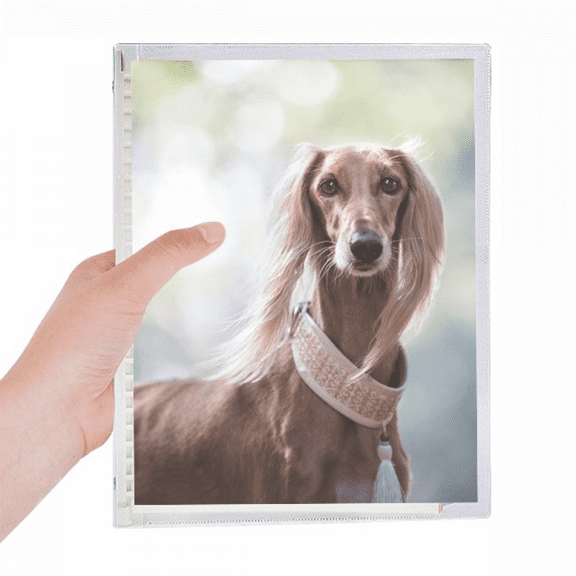 long neck dog pet animal picture notebook loose diary refillable journal statiry