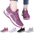 thumbnail image 1 of longantii Comfort Wear Orthowear Shoes for Women, Orthopedic Shoes for Women Breathable Comfortable Plantar Fasciitis Ortho Sneakers Running Walking Non Slip Stretch Cushion Comfortwear Shoes Purple, 1 of 9