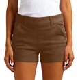 thumbnail image 1 of longantii Golf Shorts for Women Trendy Casual Summer Chino Shorts Stretchy Lightweight Outdoor Hiking Shorts with Pockets L, 1 of 8