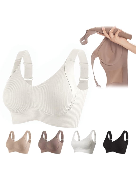 Invisible Lift Bra,Invisible L ift Bra,Adjustable Wireless Bras for Older Women