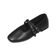 thumbnail image 1 of longantii Mary Jane Shoes Women Slip on Dressy Ballet Flats Shoes for Women 2026 New Comfort Non-Slip Shoes for Casual Work Office Black, 1 of 9