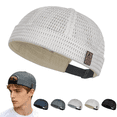 thumbnail image 1 of longantii Men's Breathable Brimless Hat, Summer Style Mesh Tang Beanie, Adjustable Large-Mesh Skullcap for Men and Women(Beige), 1 of 7