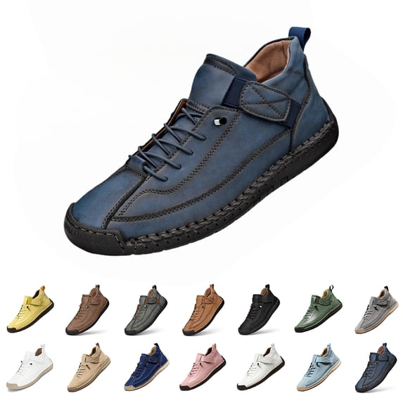 longantii Orthopedic Casual Shoes for Women Arch Support Slip on Non Slip Golf Shoes Breathable Mesh Stretch Volleyball Shoes Comfortable 2026 New Foam Shoes Blue