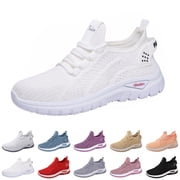 longantii Orthopedic Casual Shoes for Women Arch Support Slip on Non Slip Running Shoes Wide Width Mesh Stretch Walking Shoes Soft 2026 New Orthopedic Shoes Lig