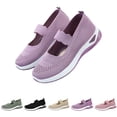 thumbnail image 1 of longantii Orthopedic Dress Shoes for Women Arch Support Non Slip Slip on Tennis Shoes Lightweight Mesh Stretch House Shoes Comfort 2026 Orthopedic Shoes Purple, 1 of 6