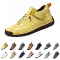 thumbnail image 1 of longantii Orthopedic Dress Shoes for Women Arch Support Slip on Non Slip Work Shoes Wide Mesh Stretch Walking Shoes Soft 2026 New Foam Shoes Yellow, 1 of 6
