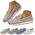 thumbnail image 1 of longantii Orthopedic Shoes for Women Arch Support Slip on Non Slip Tennis Shoes Breathable Mesh Stretch Volleyball Shoes Comfort 2026 New Foam Shoes Khaki, 1 of 7