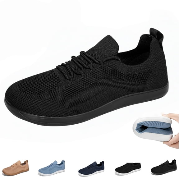 longantii Womens Orthopedic Shoes Arch Support Non Slip Slip on Nurse Shoes Lightweight Mesh Stretch Work Shoes Comfort 2026 Orthopedic Shoes Black