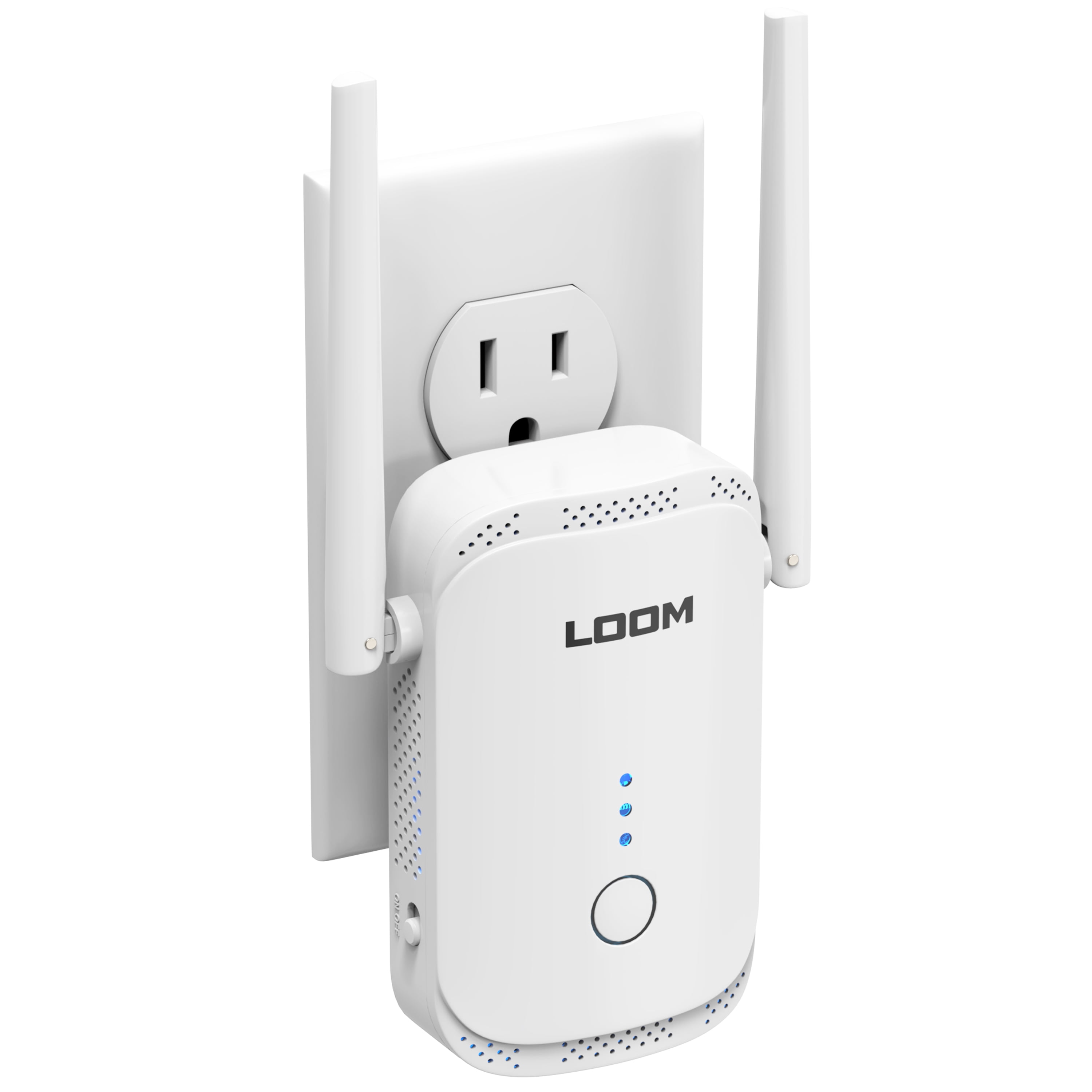 loom WiFi Range Extender Booster to 2640sq.ft-2022 release Wireless Internet Repeater, Long Range Amplifier with Ethernet Port, Access Point, Setup, Support Alexa, Support Only 2.4GHz - Walmart.com