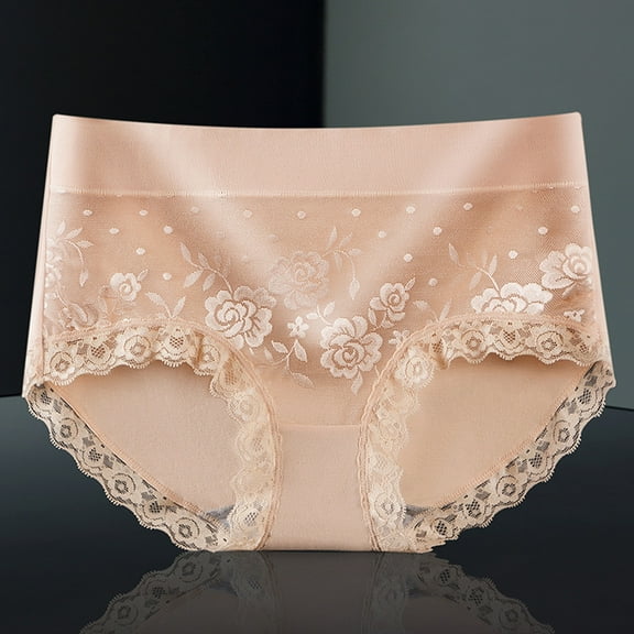 loopsun Womens Briefs,Women's Fashion Print Briefs Comfortable Cotton High Waist Underwear Women Panties