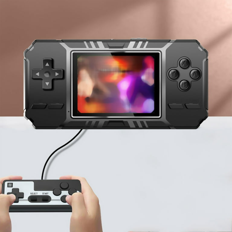loopsun Handheld Game Console 3 Inch Games Consoles Built In 520 Games Rechargeable Battery Portable Style Game Consoles With Handle Suitable For Two