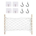 thumbnail image 1 of PRETXORVE Home Kitchen Fruit Hanging Basket Wind Cotton Rope Hand-woven Vegetable and Fruit Net Pocket, 1 of 7