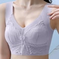 thumbnail image 1 of loopsun Summer Savings Clearance 2023! for Womens Plus Size Bra,Woman's Embroidered Glossy Comfortable Breathable Bra Underwear No Rims, 1 of 5