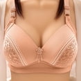 thumbnail image 1 of loopsun Summer Savings Clearance 2023! for Womens Plus Size Bra,Woman's Solid Color Comfortable Hollow Out Perspective Bra Underwear No Rims, 1 of 5