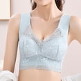 thumbnail image 1 of loopsun Summer Savings Clearance 2023! for Womens Plus Size Bra,Women Lady Lace Gathered Bra Plus Size Sports Bra Underwear Yoga Hollow Out Bra Cup, 1 of 7