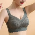 thumbnail image 1 of loopsun for Womens Plus Size Bra,Women's Bra Wire Free Underwear Large Size Thin Cup Lace Sexy Bra, 1 of 5