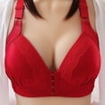 thumbnail image 1 of loopsun Womens Plus Size Bra,Woman's Solid Color Fashion Bowknot Comfortable Hollow Out Bra Underwear No Rims, 1 of 7