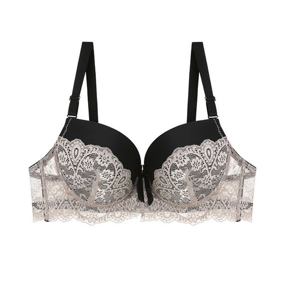 loopsun Womens Plus Size Bra,Women Fashion Printed Bra Wire Free Underwear One-Piece Bra Everyday Underwear