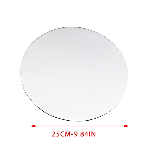 PRETXORVE Thickened Round Birthday Cake Bottom Support Textureless Cake Box Bottom Support Pad Baking West Point Cardboard Support