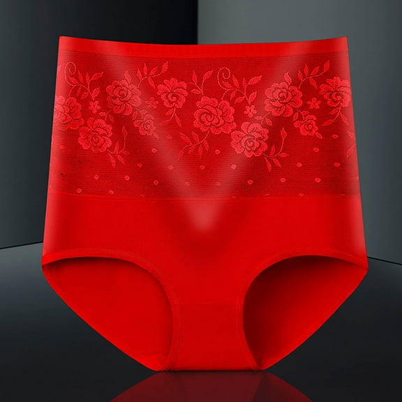 loopsun Womens Briefs,Print Women's Fashion Briefs Comfortable Cotton High Waist Women Panties Briefs
