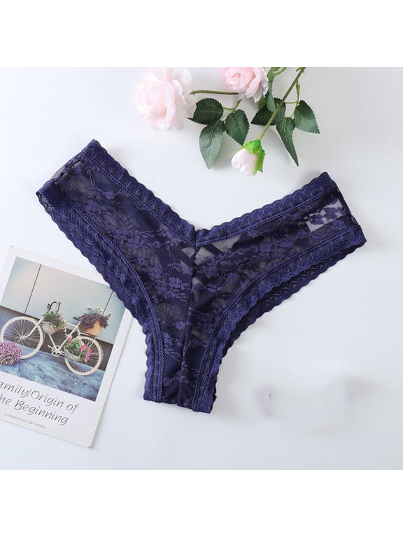 Womens Briefs,Women Lingerie G-string Lace Briefs Underwear Panties T String Thongs Knick