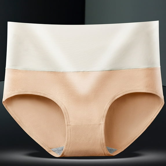 loopsun Womens Briefs,Women's Fashion Briefs Comfortable Cotton High Waist Underwear Women Panties