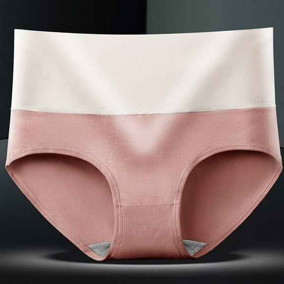 loopsun Womens Briefs,Women's Fashion Briefs Comfortable Cotton High Waist Underwear Women Panties