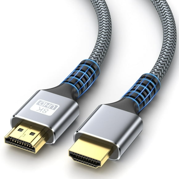 8k Hdmi Cable 3.3ft Ultra High Speed HDMI 2.1 Cable 8K@60HZ 4K@120HZ 48Gbps for HDTV,PS4,PS5,Monitor Laptop,Xbox,HDCP 2.2&2.3 Support HDR,eARC,Ethernet,Dolby