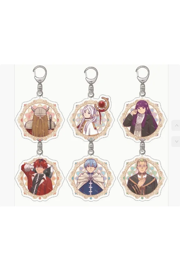 lot 20pcs Japanese anime Acrylic Keychain Key Chain Girls boy Keyring gifts