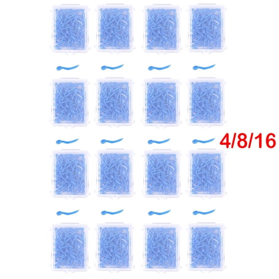 lot of Dental Plastic Wedges Concave Design Arc Diastema Wedge End Circular Hole