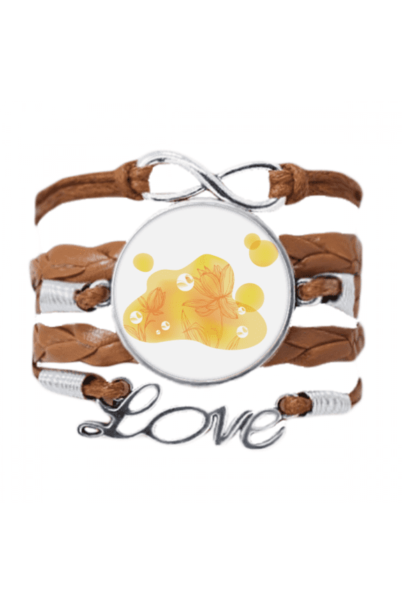lotus flower bubble flower bracelet love chain ornament wristband